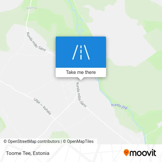 Карта Toome Tee