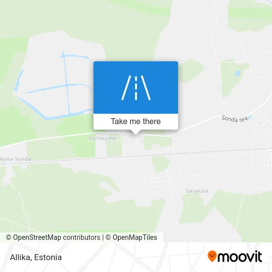 Карта Allika