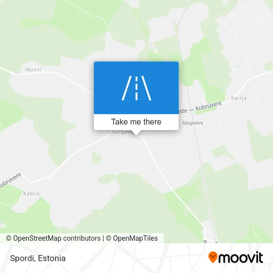Карта Spordi