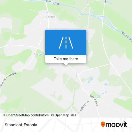 Карта Staadioni