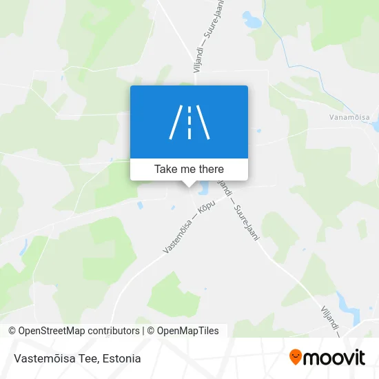 Карта Vastemõisa Tee