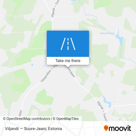 Viljandi — Suure-Jaani map