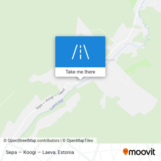 Sepa — Koogi — Laeva map