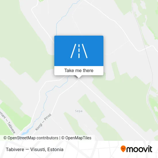 Карта Tabivere — Visusti