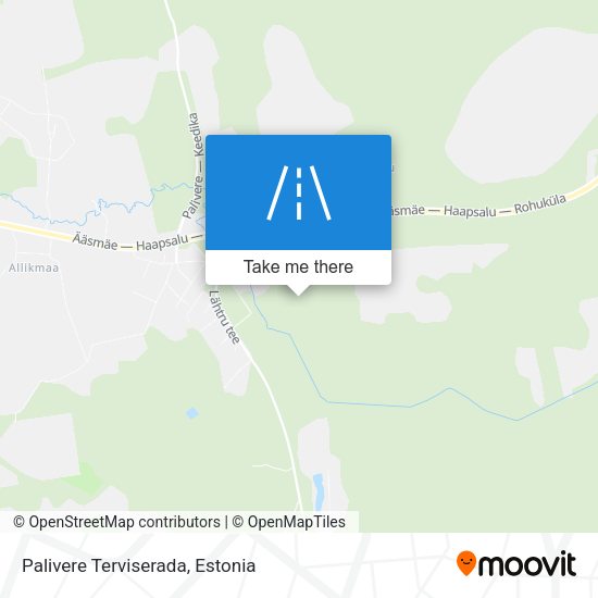 Карта Palivere Terviserada
