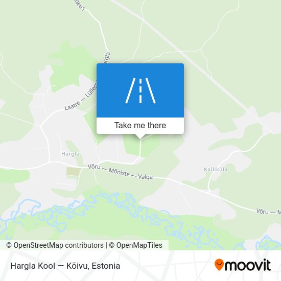 Hargla Kool — Kõivu map