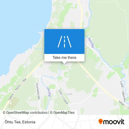 Карта Õhtu Tee