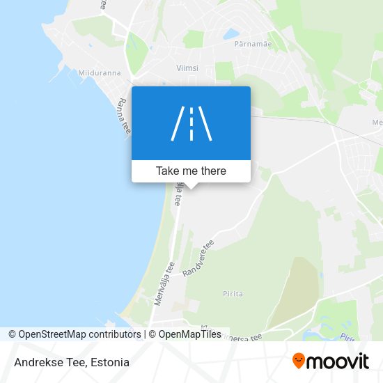 Andrekse Tee map