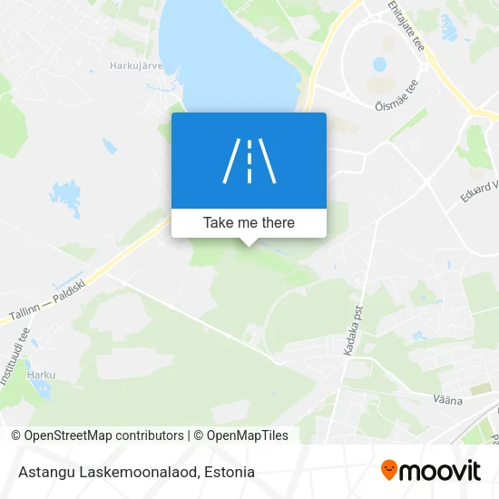 Карта Astangu Laskemoonalaod