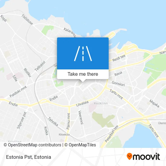 Карта Estonia Pst