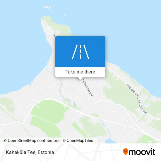 Карта Kaheküla Tee