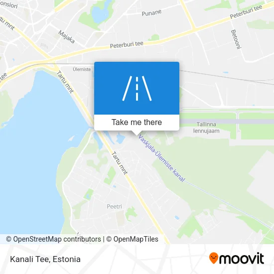 Kanali Tee map