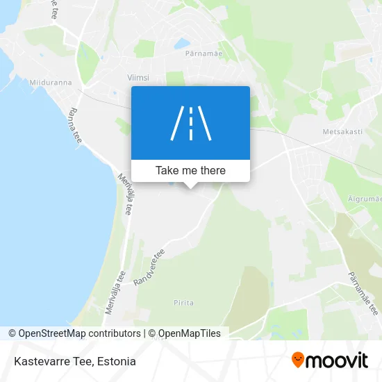 Карта Kastevarre Tee