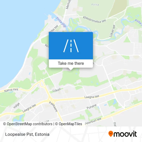 Карта Loopealse Pst
