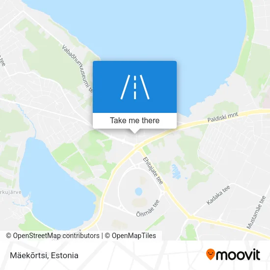 Карта Mäekõrtsi
