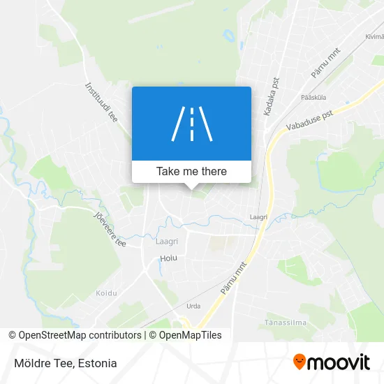 Карта Möldre Tee