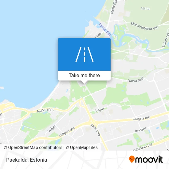 Paekalda map