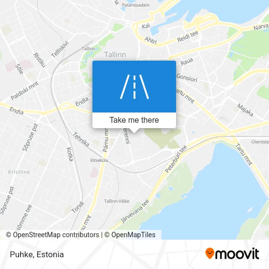 Карта Puhke