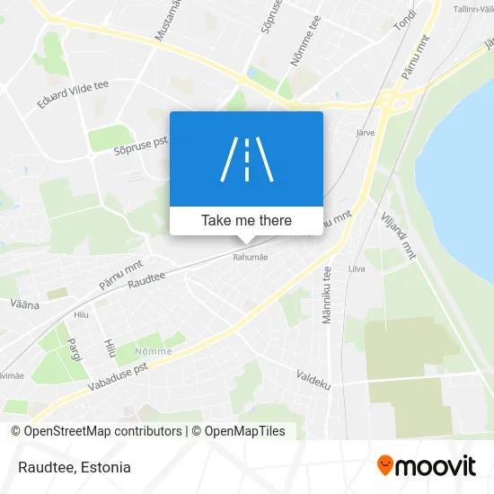 Карта Raudtee