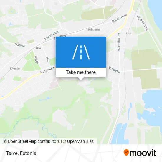 Карта Talve