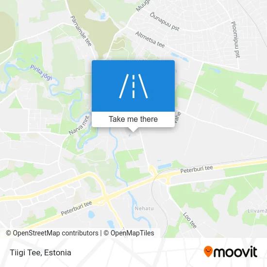 Карта Tiigi Tee