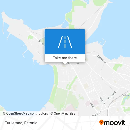 Карта Tuulemaa