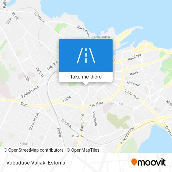 Карта Vabaduse Väljak