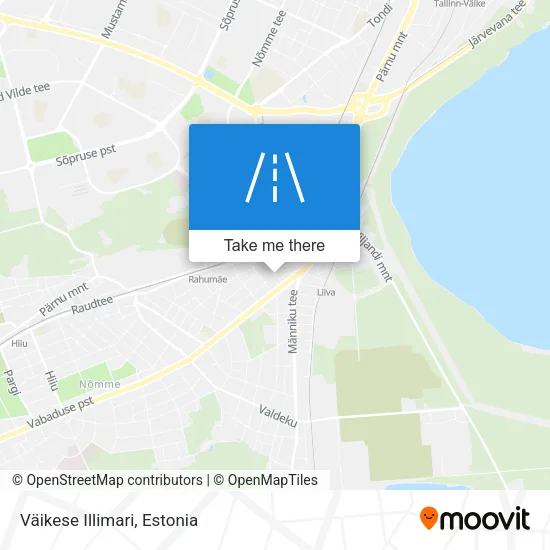 Карта Väikese Illimari