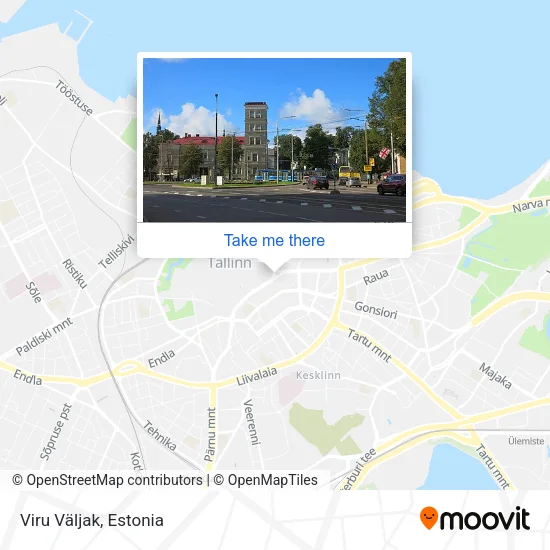 Карта Viru Väljak