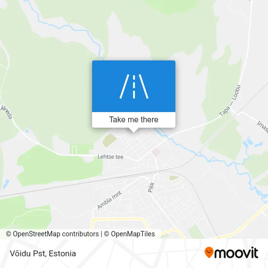 Карта Võidu Pst