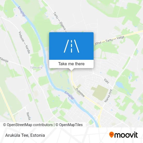 Aruküla Tee map