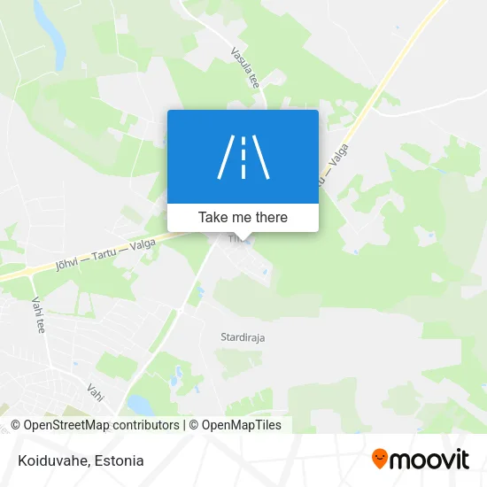 Карта Koiduvahe