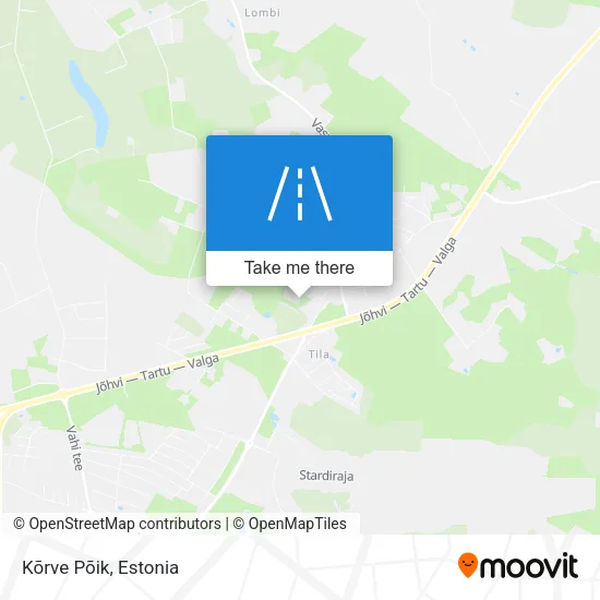 Карта Kõrve Põik