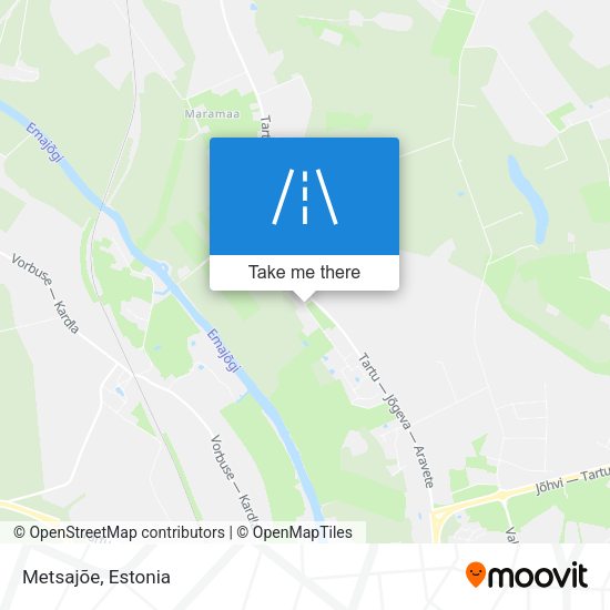 Карта Metsajõe