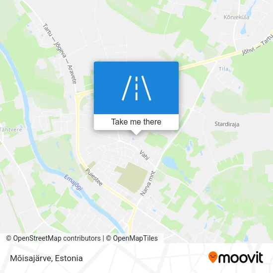 Карта Mõisajärve