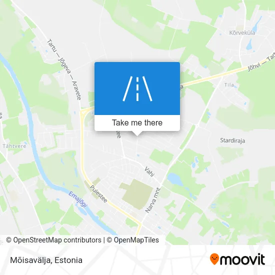 Карта Mõisavälja