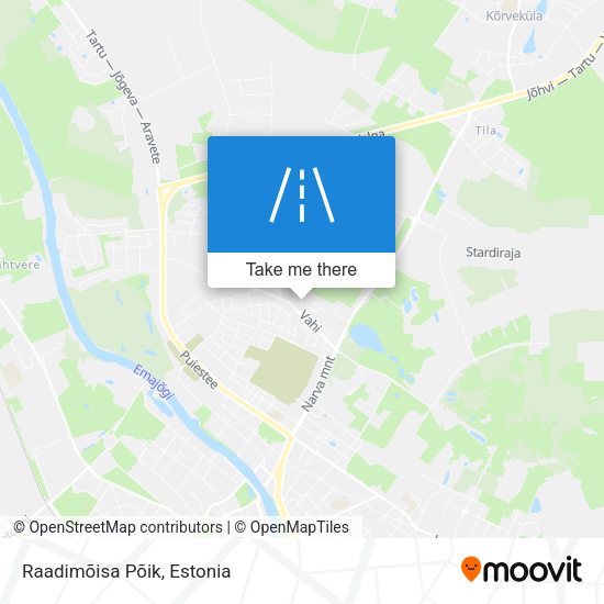 Карта Raadimõisa Põik