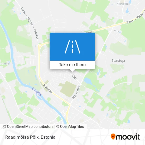 Карта Raadimõisa Põik
