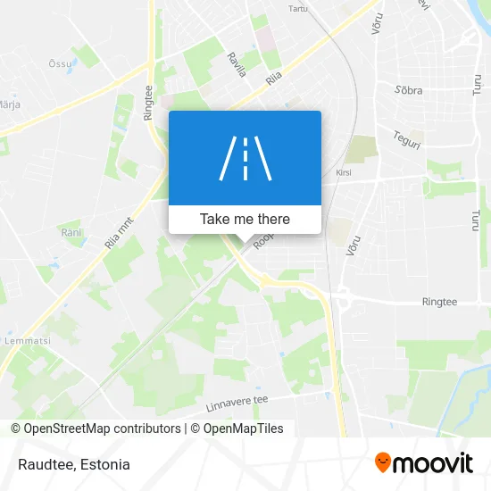 Карта Raudtee