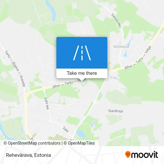 Карта Rehevärava