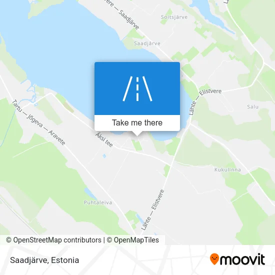 Карта Saadjärve