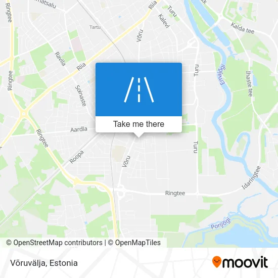 Карта Võruvälja