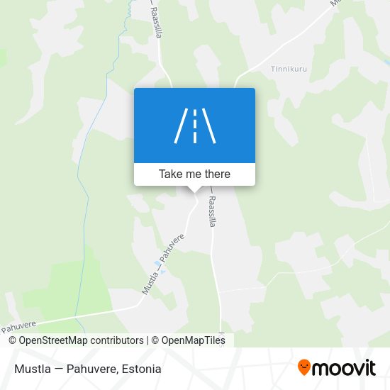 Mustla — Pahuvere map