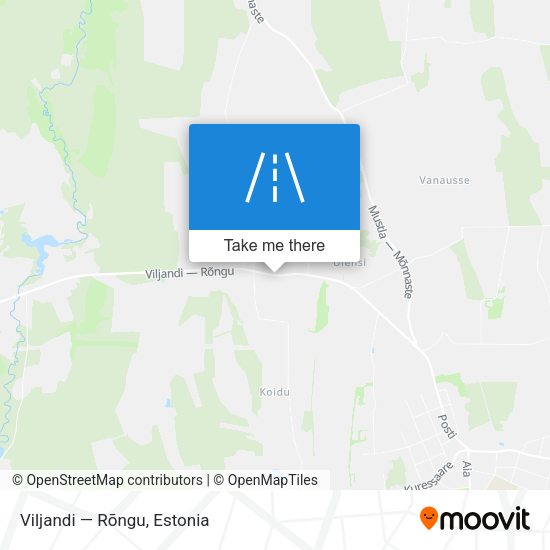 Viljandi — Rõngu map