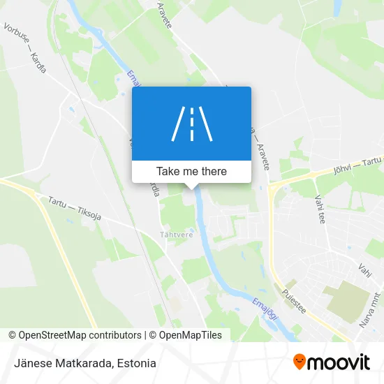 Карта Jänese Matkarada