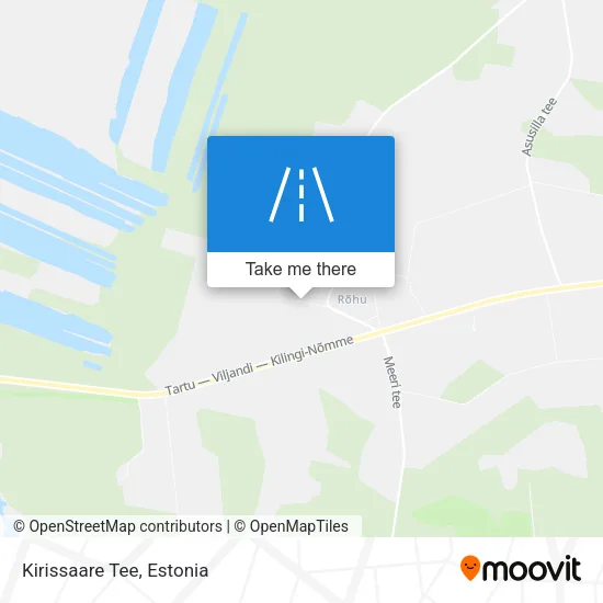 Kirissaare Tee map