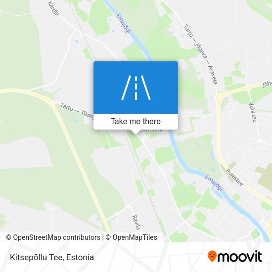 Карта Kitsepõllu Tee