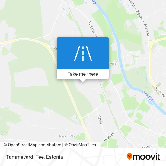 Карта Tammevardi Tee