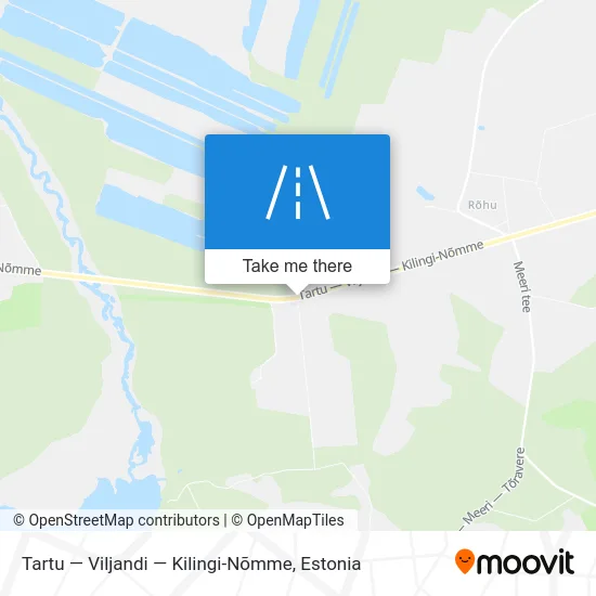 Tartu — Viljandi — Kilingi-Nõmme map