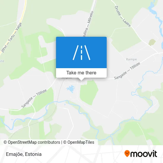 Карта Emajõe